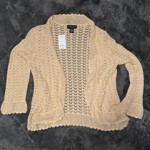 NWT Pointelle size L cardigan